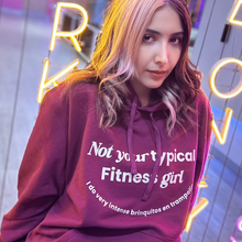 Cargar imagen en el visor de la galería, Hoodie Not Your Typical Fitness Girl
